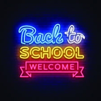 Back to School Night neon sign